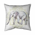 Begin Home Decor 26 x 26 in. Elephant on Mandalas-Double Sided Print Indoor Pillow 5541-2626-AN390